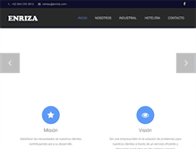 Tablet Screenshot of enriza.com